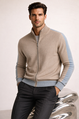 Francesco Merino Cardigan Camel