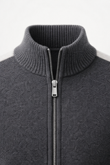 Francesco Merino Cardigan Dark Grey