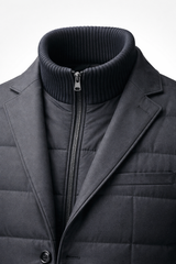 Corrado Quilted Hybrid Jacket Grey