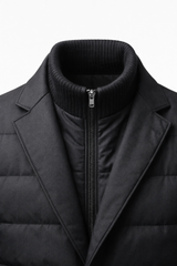 Corrado Quilted Hybrid Jacket Black