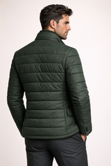 Corrado Quilted Hybrid Jacket Green