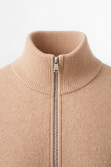 Alberto Merino Zip Vest Camel