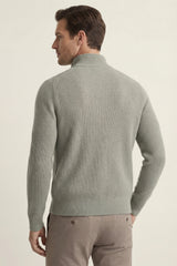 Roma Cashmere Cardigan Grey Green