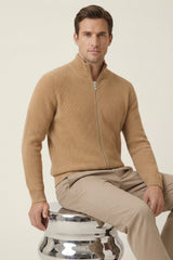 Roma Cashmere Cardigan Khaki