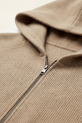 Amalfi Merino Hooded Sweater Taupe