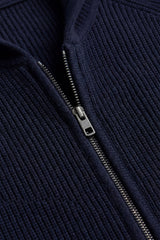 Amalfi Merino Hooded Sweater Navy