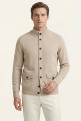 Giotto Cashmere Cardigan Sand