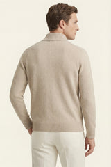 Giotto Cashmere Cardigan Sand