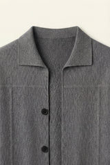 Valero Cashmere Cardigan Graphite