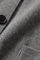 Valero Cashmere Cardigan Graphite