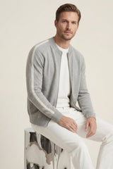 Lorenti Cashmere Zip Knit Grey