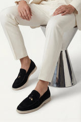 Leonis Buckle Loafer Black