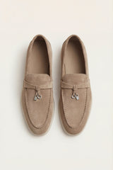Leonis Buckle Loafer Taupe Brown