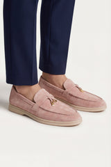 Leonis Buckle Loafer Blush Rose