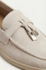 Leonis Buckle Loafer Cream