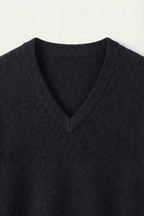 Merano V-Neck Knit Sweater Black