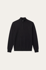 Arlino Quarter Zip Knit Black