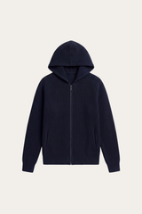 Amalfi Merino Hooded Sweater Navy