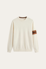 Valeno Cashmere Crewneck Sweater White