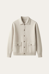 Lorenzo Cashmere Cardigan Ivory