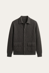 Lorenzo Cashmere Cardigan Dark Grey