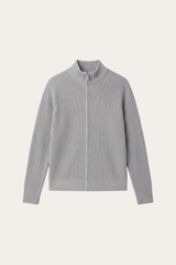 Roma Cashmere Cardigan Grey