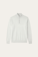 Arlino Quarter Zip Knit White