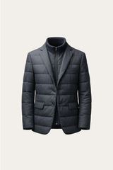 Corrado Quilted Hybrid Jacket Grey