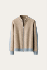 Francesco Merino Cardigan Camel