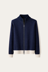 Francesco Merino Cardigan Navy