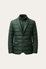 Corrado Quilted Hybrid Jacket Green