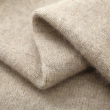 Lorenzi Cashmere Zip Knit Beige