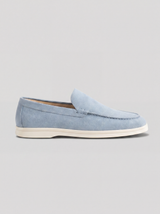 Leonis Suede Loafers Light Blue