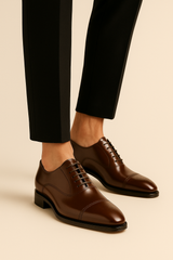 Sartori Polished Leather Oxford Brown