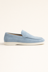Leonis Suede Loafers Light Blue