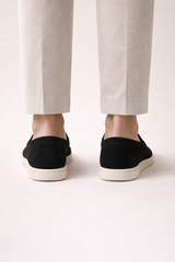 Leonis Suede Loafers Black