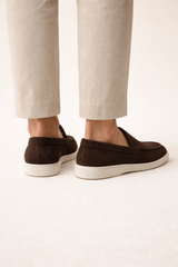 Leonis Suede Loafers Brown