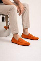 Ravino Driver Loafer Orange