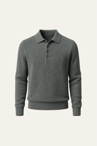 Alessandro Merino Polo Knit Mist Green