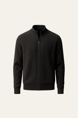 Lorenzi Cashmere Cardigan Black