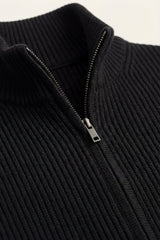 Roma Cashmere Cardigan Black