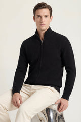 Roma Cashmere Cardigan Black