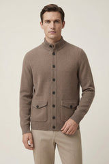 Giotto Cashmere Cardigan Mocha