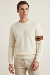 Valeno Cashmere Crewneck Sweater White