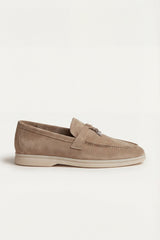Leonis Buckle Loafer Taupe Brown