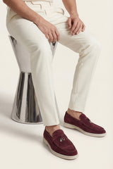 Leonis Buckle Loafer Burgundy Wine