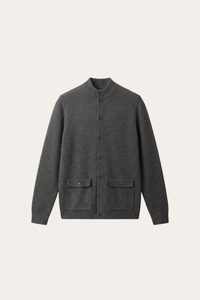 Giotto Knit Cardigan Dark Grey
