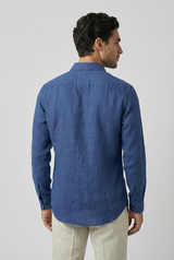 Dolcevita Longsleeve- Navy Blue/Beige