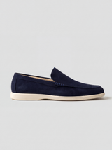 Leonis Suede Loafers Navy